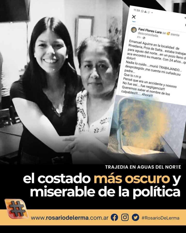 Tragedia familiar … oportunismo político