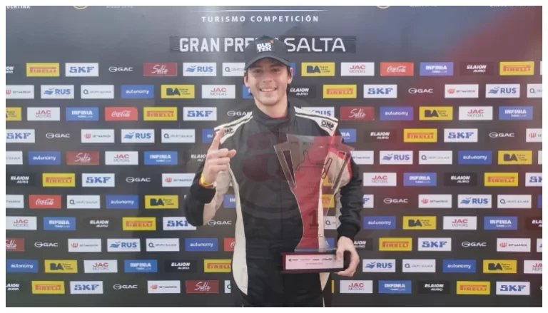 El premio quedó en casa: Juan Pablo Ale ganó la Fiat Competizione en Salta