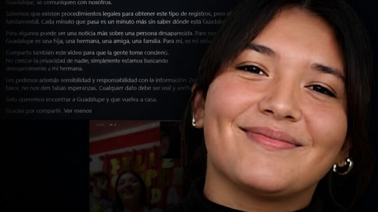 Guadalupe Ramos fue encontrada sin vida a metros de su casa