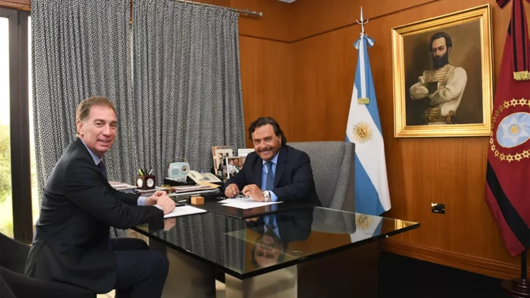 Sáenz felicitó a Santilli por su designación y volvió a reclamar una Argentina «verdaderamente federal»