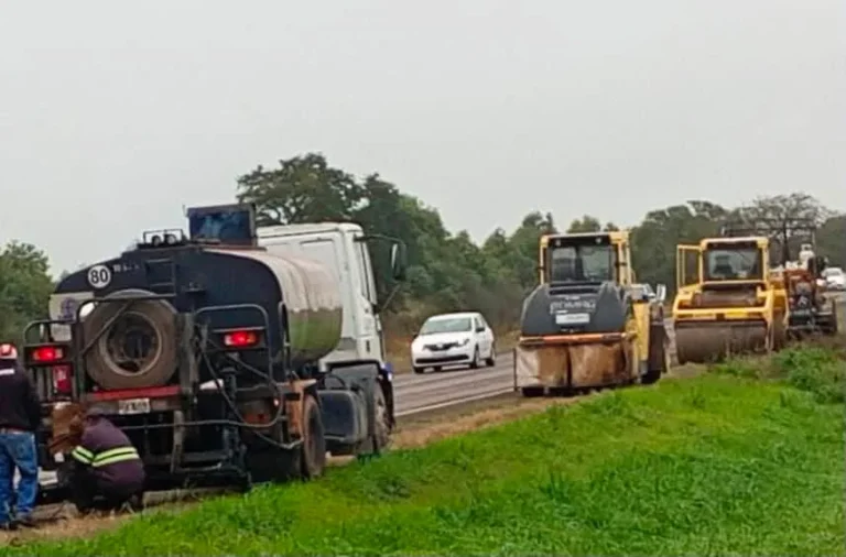 Con fondos propios, la Provincia repara la Ruta Nacional 9/34 entre Rosario de la Frontera y Metán