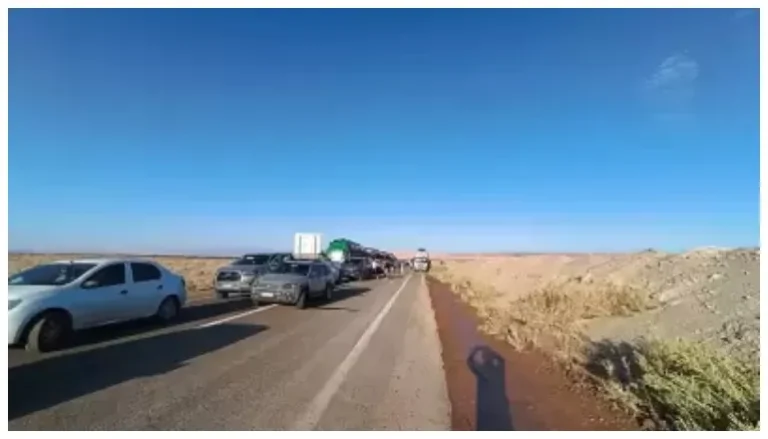Cerraron Jama por el mal tiempo y hay demoras en la frontera con Bolivia