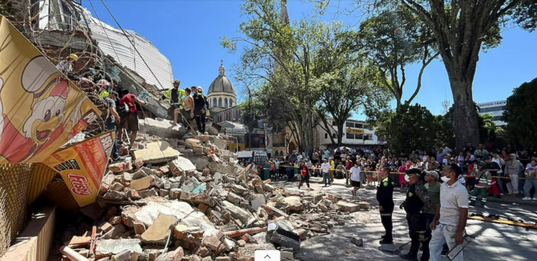 Tragedia en Colombia: se confirmó que hay al menos 111 muertos por el terremoto