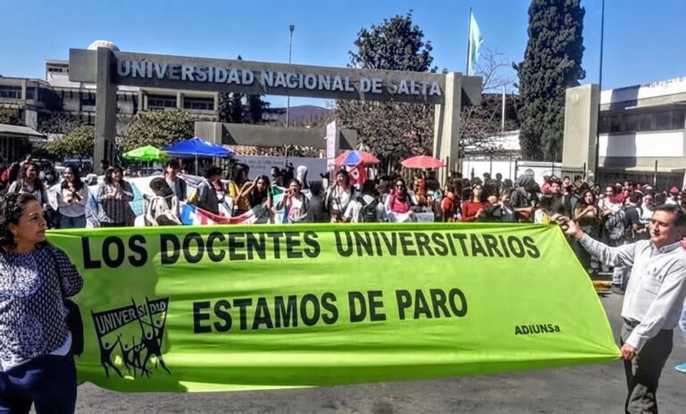 Paro en la UNSa este martes tras rechazar la oferta del 3% de Nación
