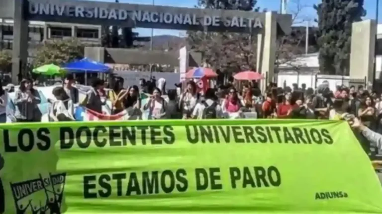 La Universidad Nacional de Salta se sumó a un nuevo paro nacional
