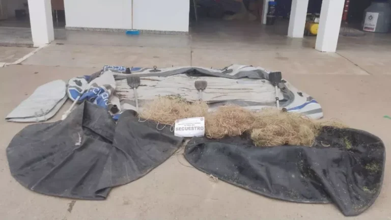 Tres hombres, 15 peces y una red de 100 metros: el operativo que sorprendió en El Tunal