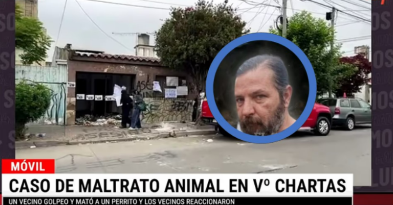 Maltrato animal en Villa Chartas: Denuncian antecedentes violentos y de salud mental del acusado